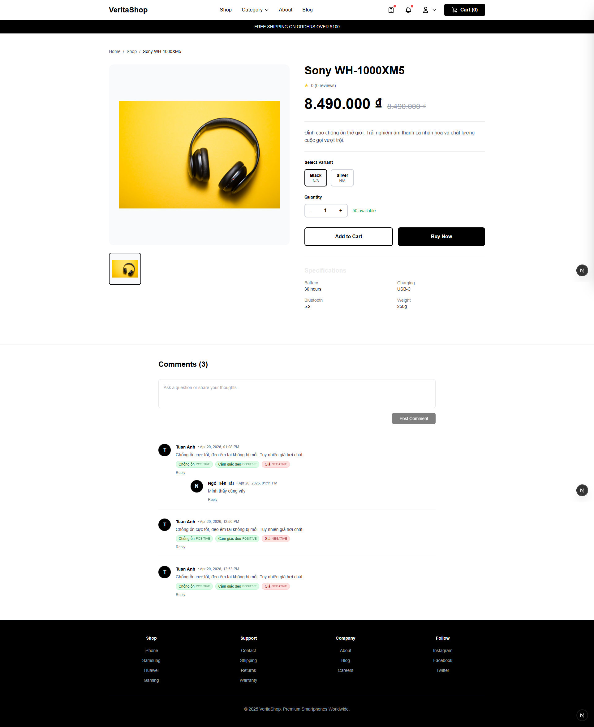 Nền Tảng Veritashop screenshot 3