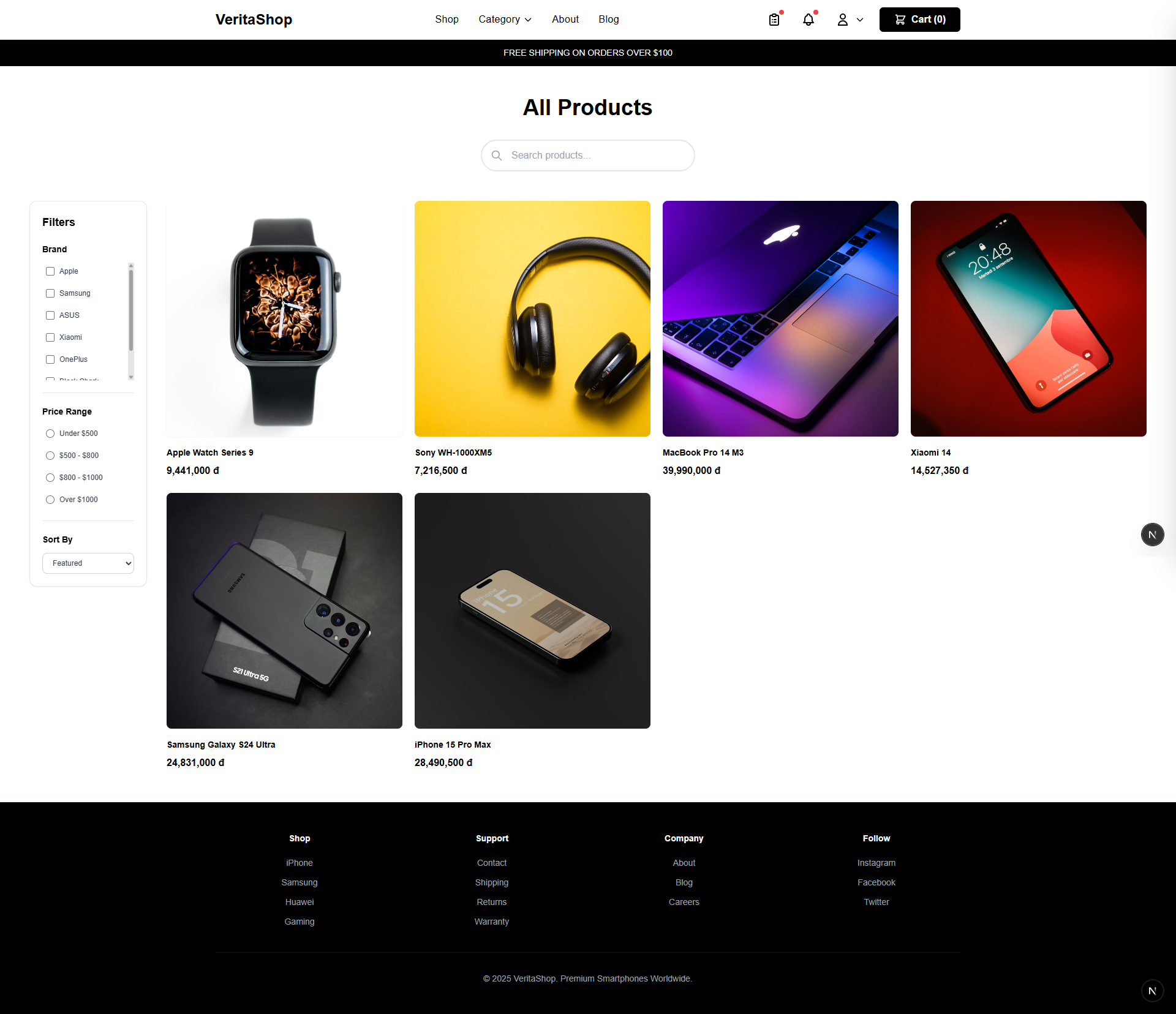 Nền Tảng Veritashop screenshot 2